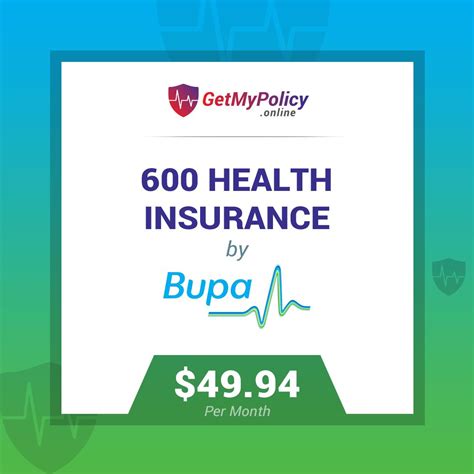 bupa 600 visitor visa insurance.